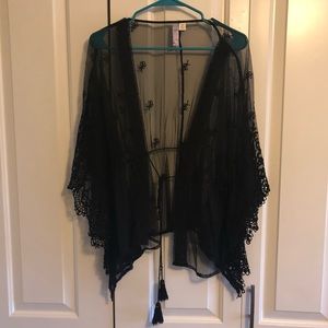 Black Sheer Blouse